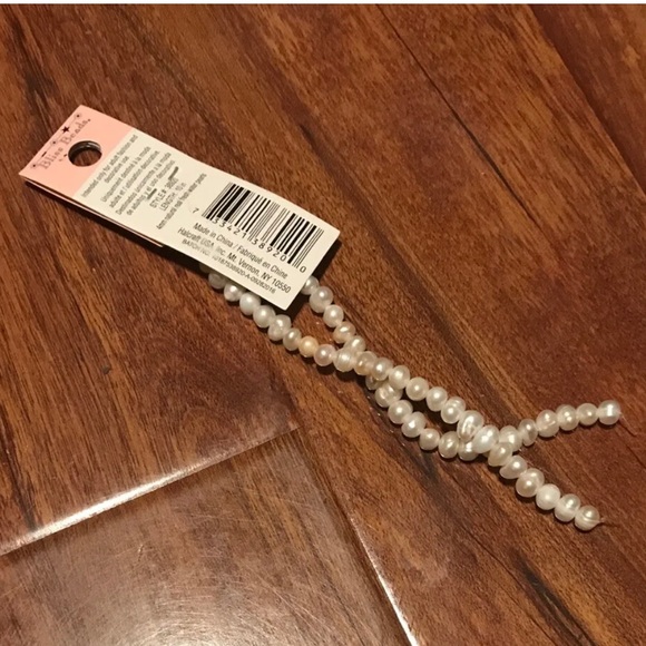 Real Freshwater White Pearls High Quality For Your Original Designs 10” Bliss - Picture 4 of 7